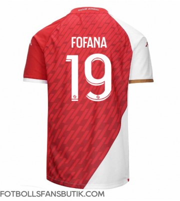 AS Monaco Youssouf Fofana #19 Replika Hemmatröja 2023-24 Kortärmad